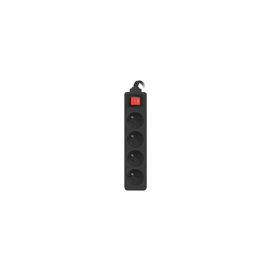 Lanberg PS1-04E-0150-BK pagarinātājs 1,5 m