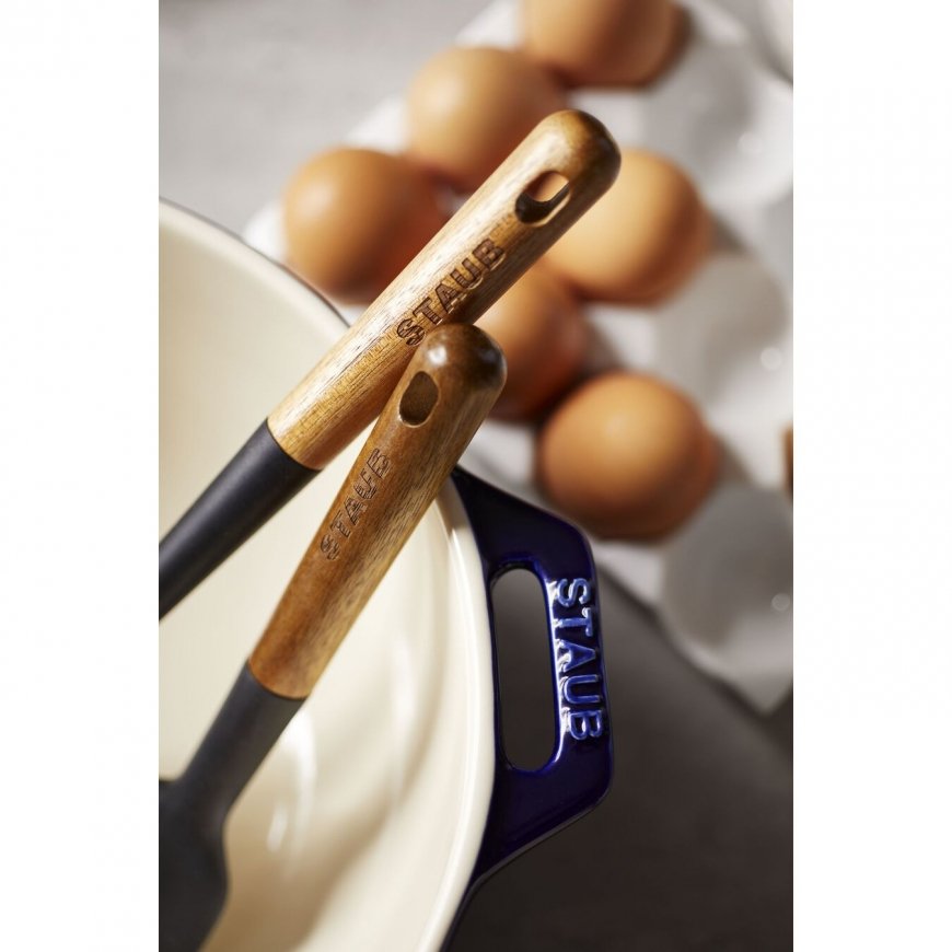 Staub 40503-109-0 pastry brush Silicone Black, Wood – 5