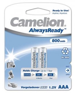 Camelion NH-AAA800ARBP2 Перезаряжаемая батарея AAA Никель-металл-гидридный (NiMH)