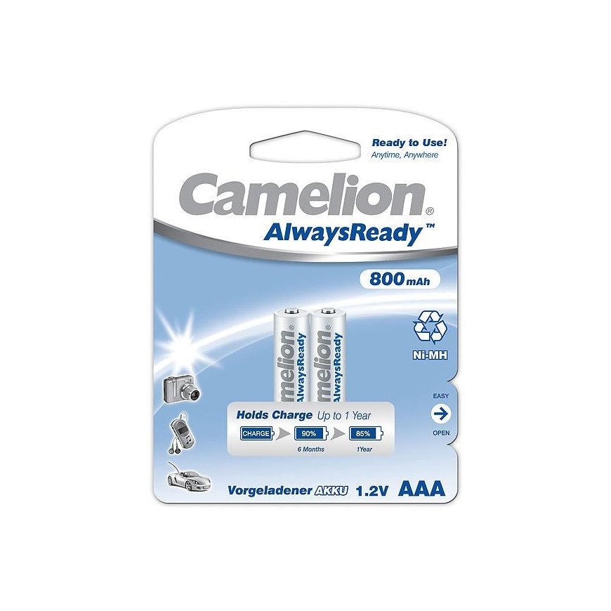 Camelion NH-AAA800ARBP2 Įkraunama baterija AAA Nikelio-metalo hidridas (NiMH)