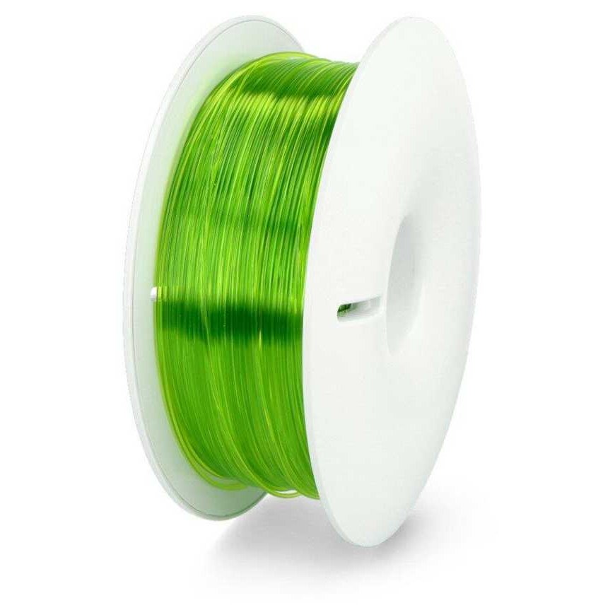 Plastik Fiberlogy Easy PETG - 1,75 mm - 0,85 kg - Hele Roheline Läbipaistev