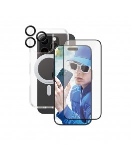 PanzerGlass CARE by ® Feature 3-in-1 Ceramic Bundle iPhone 16 Pro Skaidri ekrano apsauga Apple 1 vnt