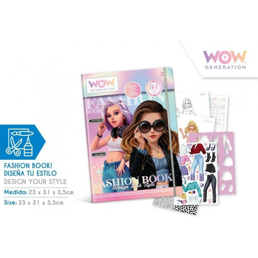 Детские Euroswan - Лицензионные аксессуары WOW, книга моды, создайте свой стиль