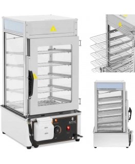 Royal Catering Steamer for Dumplings 5 Grids 30-110C 37 l 1250 W