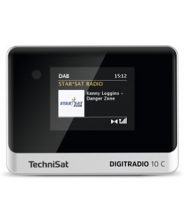 TechniSat DIGITRADIO 10 C Henkilökohtainen Analoginen & digitaalinen musta, Hopea