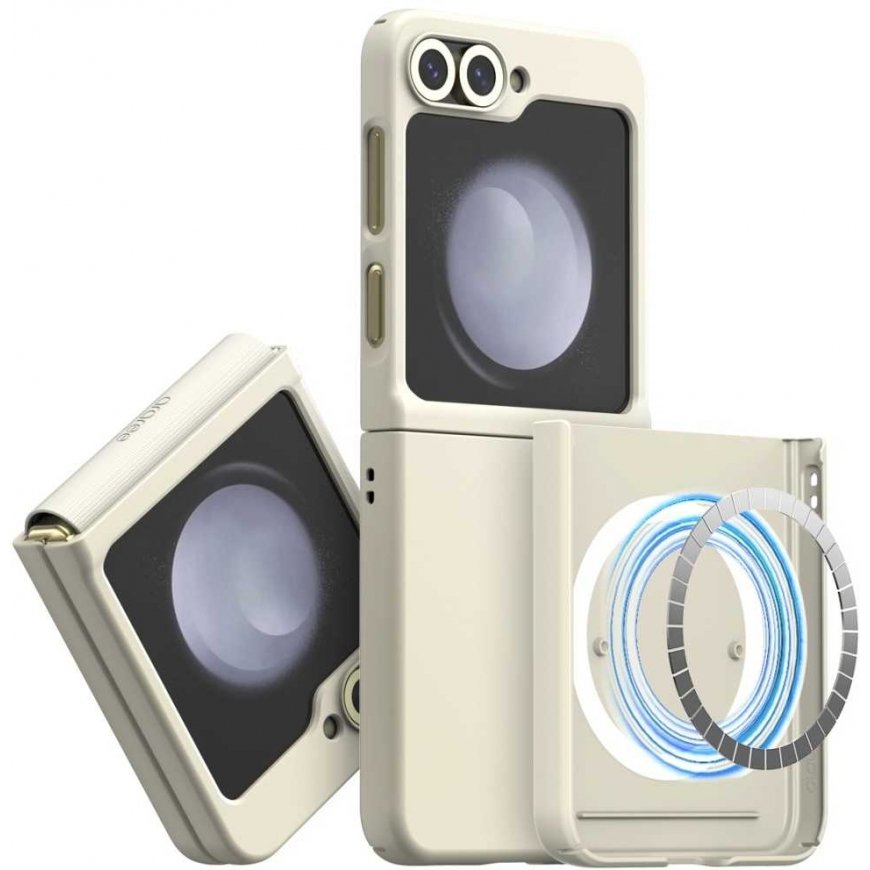 Araree Aero Flex M MagSafe case for Samsung Galaxy Z Flip6 / Z Flip7 FE cream – 2