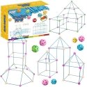 WOOPIE construction set XXL tent base pipe straws, 340 pcs. WOOPIE construction set XXL tent base pipe straws, 340 pcs.
