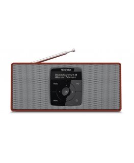 TechniSat DIGITRADIO2S Портативный Цифровой Красный, Серебристый