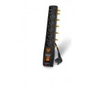HSK DATA P& 3m power extension 5 AC outlet(s) Indoor/outdoor Black HSK DATA P& 3m power extension 5 AC outlet(s) Indoor/outdoor Black