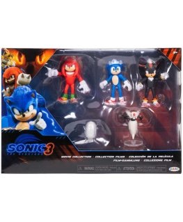 Jakks Pacific „Sonic 3 The Hedgehog“ 5-os osade figuuride komplekt