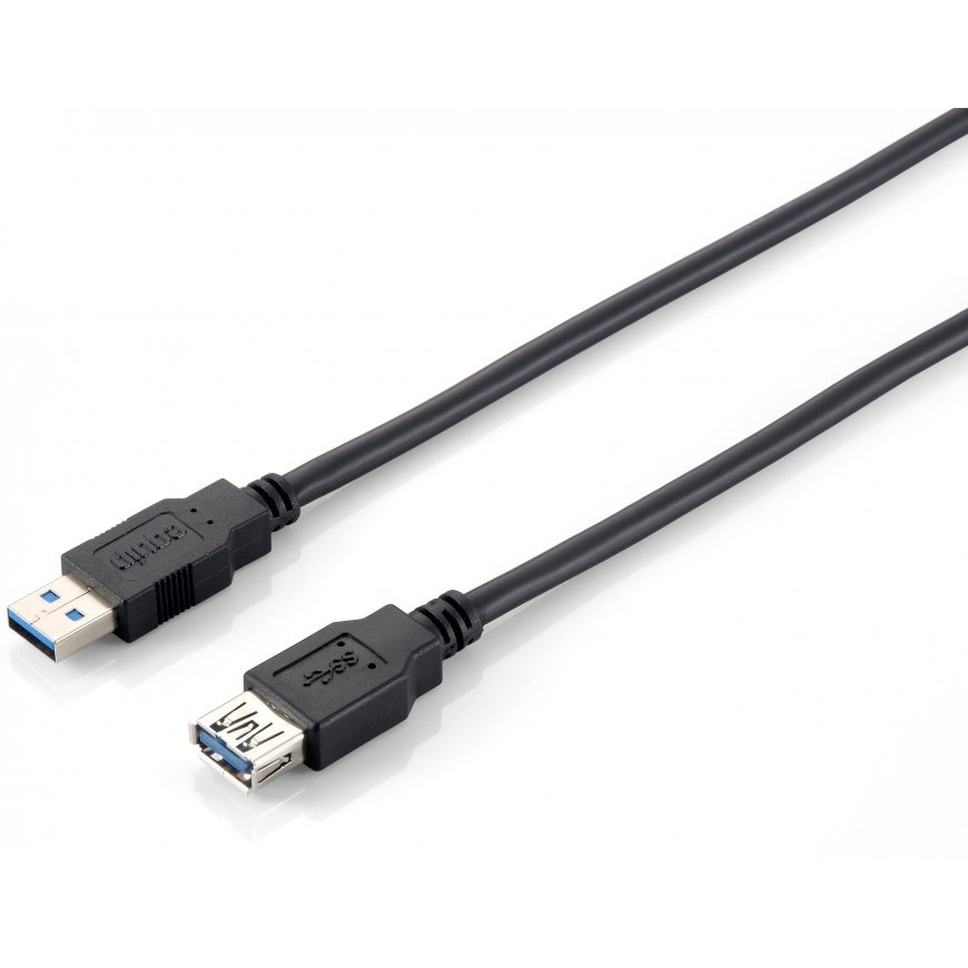 Equip 128398 USB kabelis USB 3.2 Gen 1 (3.1 Gen 1) 2 m USB A Juoda