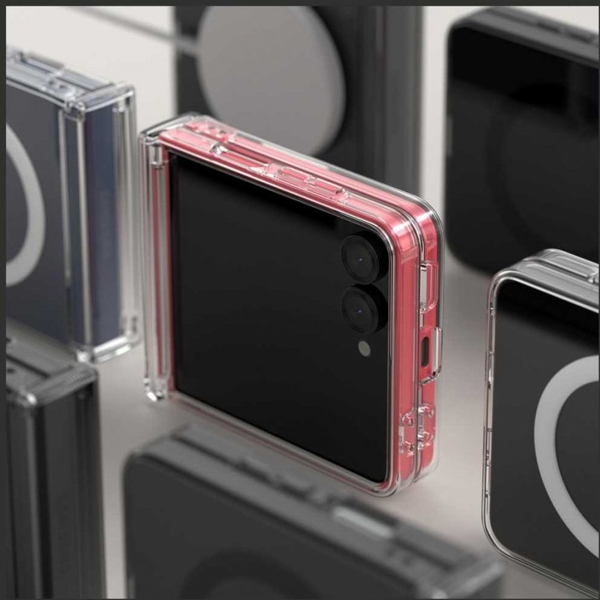 Dēklis Araree Duple 360 M MagSafe Qi2 Samsung Galaxy Z Flip7 caurspīdīgs – 4