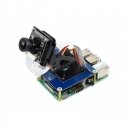 Pan-Tilt, extension accessory with camera mount, designed for Raspberry Pi, Waveshare 16138 Pan-Tilt, extension accessory with camera mount, designed for Raspberry Pi, Waveshare 16138