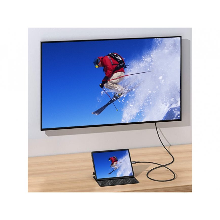 Equip 133412 видео кабель адаптер 2 m USB Type-C HDMI Тип A (Стандарт) Черный – 4