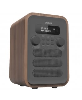 Denver DAB-48GREY Personal Digital Grey, Wood