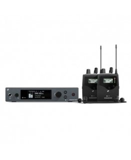 „Sennheiser EW IEM G4-twin-A“ – äänenpalautusjärjestelmä kahdella vastaanottimella (kuuntelua varten lavalla) 516–558 MHz