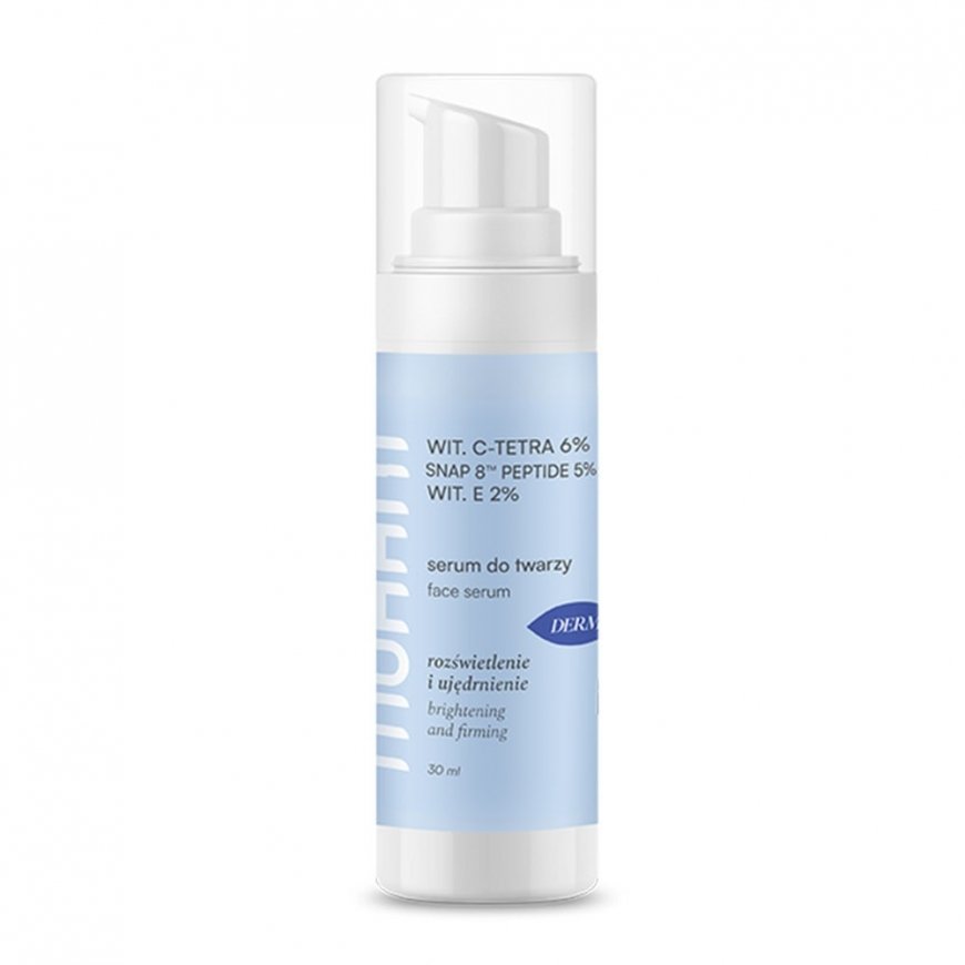 Mohani Stangrininamasis and brightening face serum with ultra-stable vitamin C TETRA 6%, neuropeptide SNAP 8™ peptide 5% and vit – 2