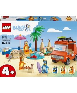 LEGO Bluey Blue and Family Car Trip 11202