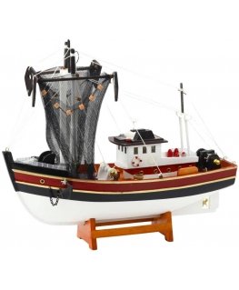 Lean Toys Kogutav Dekoratiivne Laev Kalapaat Kalavõrk Mudel 38x31cm