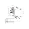 Whirlpool WSIC 3M27 Täysin integroitu 10 paikkoja E Whirlpool WSIC 3M27 Täysin integroitu 10 paikkoja E