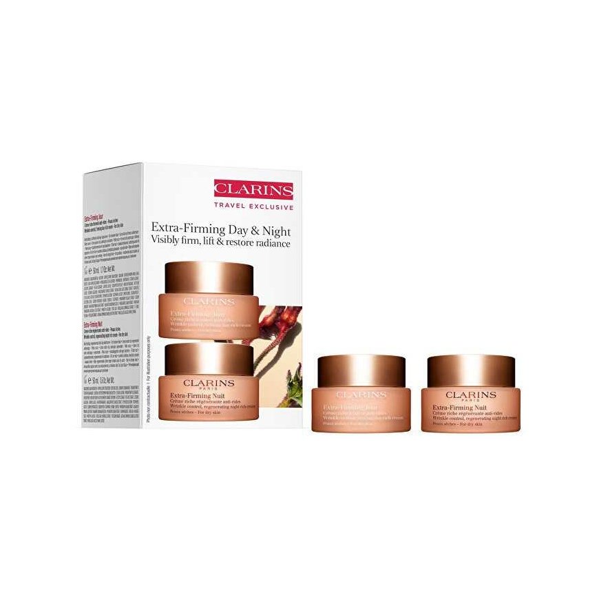 Clarins Itin Brightening Day and Night Skin Care Gift Set – 2