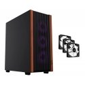 Корпус 1st Cool „1stCOOL G6 Noble“, средний по размеру башенный, ATX, AU, 3x 120 мм вентиляторы, черный Корпус 1st Cool „1stCOOL G6 Noble“, средний по размеру башенный, ATX, AU, 3x 120 мм вентиляторы, черный