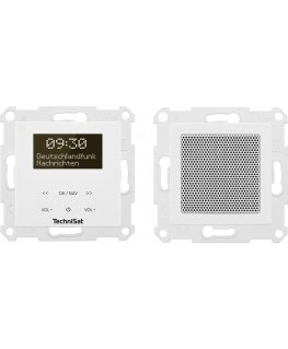 TechniSat DIGITRADIO UP 55 Pie sienas uzstādīts Analogais un digitālais Balts