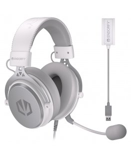 ENDORFY VIRO Plus USB Onyx White Laisvų rankų įranga Vielinis Su lankeliu Muzika / kasdienis Balta