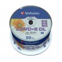 Verbatim 97693 kompaktdisks DVD 8,5 GB DVD+R DL 50 pcs Verbatim 97693 kompaktdisks DVD 8,5 GB DVD+R DL 50 pcs