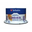 Verbatim 97693 kompaktdisks DVD 8,5 GB DVD+R DL 50 pcs Verbatim 97693 kompaktdisks DVD 8,5 GB DVD+R DL 50 pcs