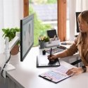 Ergotron NX Series NX MONITOR ARM WHITE 86,4 cm (34") Stalas Juoda, Balta Ergotron NX Series NX MONITOR ARM WHITE 86,4 cm (34") Stalas Juoda, Balta