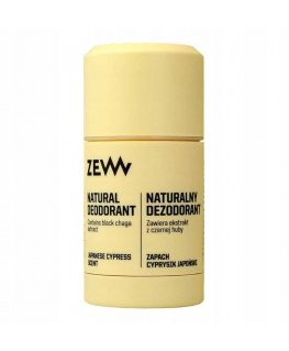 Zew For Men Natūralus dezodorantas su japoniniu kiparisu ir bergamote, 80 g