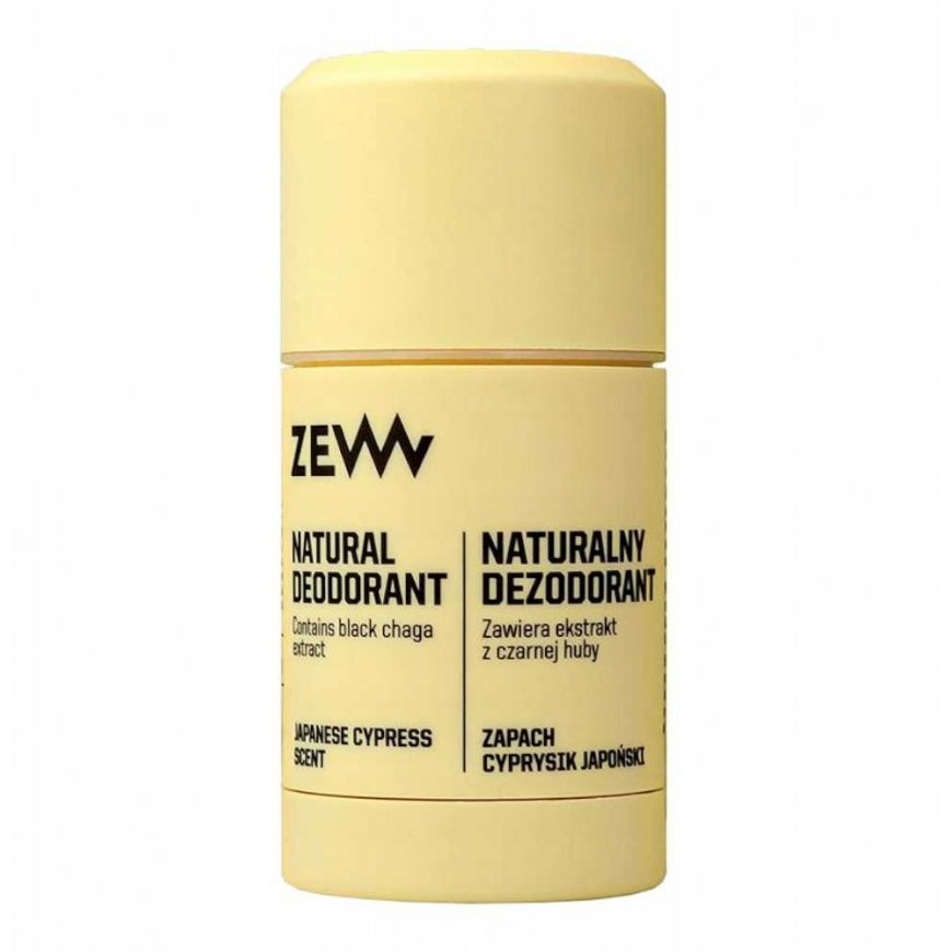 Zew For Men Natural deodorant with Japanese cypress and bergamot, 80 g