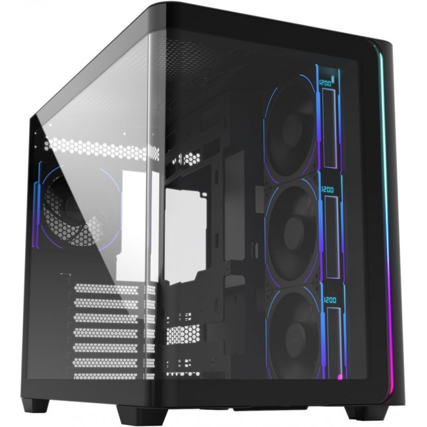 Fortron FSP Geh Midi M580 BP ATX/M-ATX/M-ITX/ARGB o.N. Black retail – 2