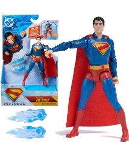 DC Comics Epic Strike maža figūrėlė Superman judanti lėlė 15 cm + priedai