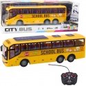 Lean Toys Remote Controlled School Bus 1:30 with Lights Lean Toys Remote Controlled School Bus 1:30 with Lights