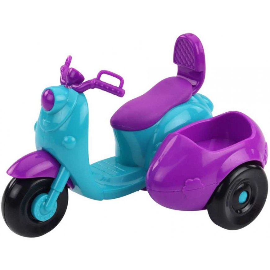 Lean Toys Lėlė Ankiki su triračiu motoroleriu ir šuneliu – 4
