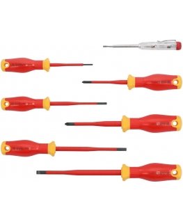 Yato Toya From Poland Insulated Screwdriver Set | very thin | 7 pcs. (YT-282681)