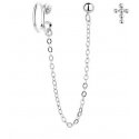 Moiss Asymmetriset hopeakorvakorut E0004299 Moiss Asymmetriset hopeakorvakorut E0004299