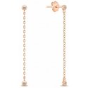 Brilio Silver Gold-plated dangling earrings with zircons EA1123R Brilio Silver Gold-plated dangling earrings with zircons EA1123R