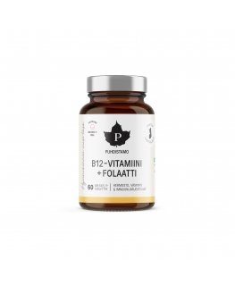 Puhdistamo B12-vitamiini + folaatti imeskelytabletit, 60 kpl