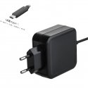 Akyga AK-ND-60 toiteadapter ja vaheldi Universaalne 45 W Must