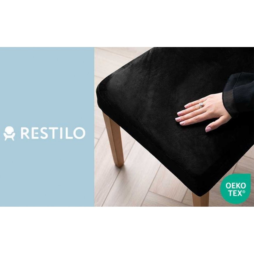 CLASSIC RESTILO sofa cover SENTO, black, simple, classic – 2