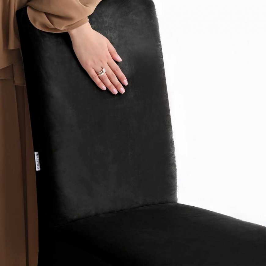CLASSIC RESTILO sofa cover SENTO, black, simple, classic – 4