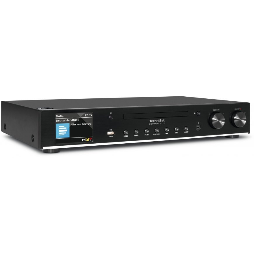 TechniSat DigitRadio 143 Home audio mini system Black