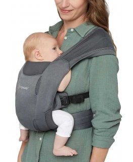 Ergobaby Embrace Soft Air Mesh office backpack, gray