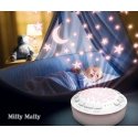 Milly Mally plush toy with projector Bear Milly Blue Milly Mally plush toy with projector Bear Milly Blue