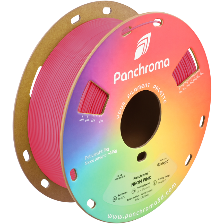 Polymaker Panchroma PLA Neon 1.75mm 1kg - Neon Yellow – 4