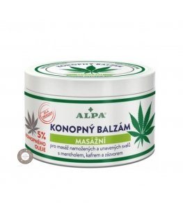Alpa Hemp masāžas balzams ar kaņepju eļļu