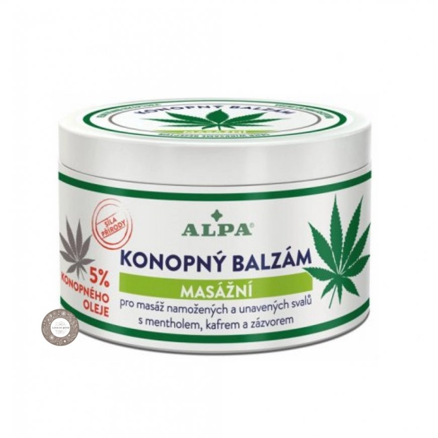 Alpa Hemp massage balm with hemp oil